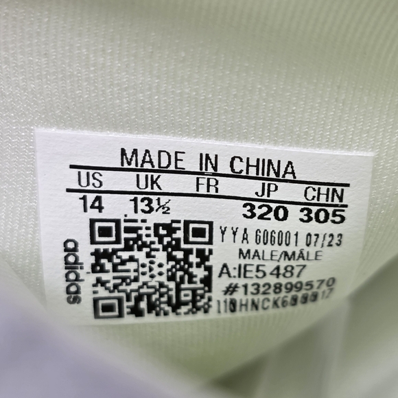 Adidas Adizero Finesse Track And Field White Core Green IE5487 Men’s Sz 14 New - Picture 4 of 14